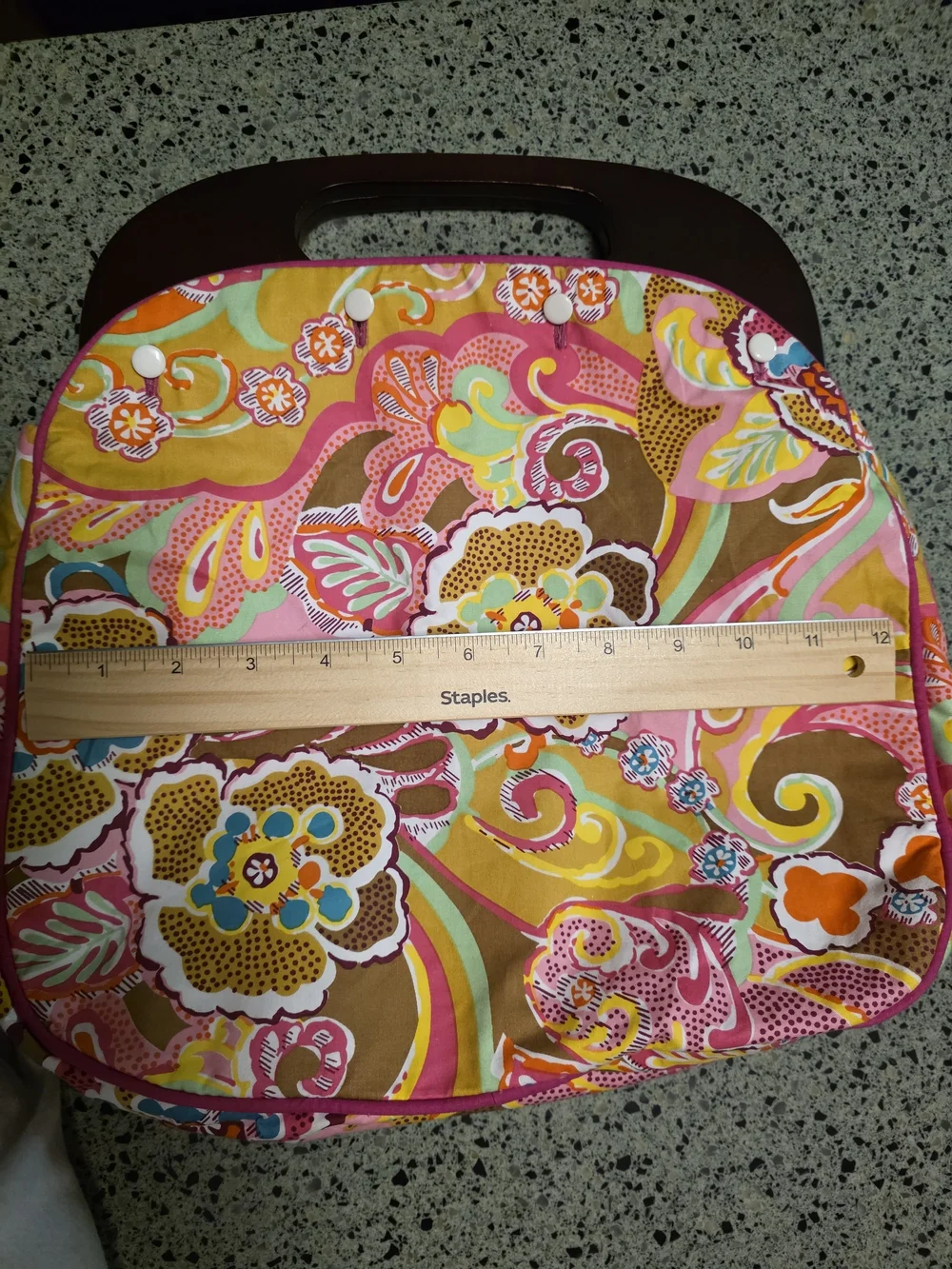 Vibrant Floral Multicolor Women’s Handbag